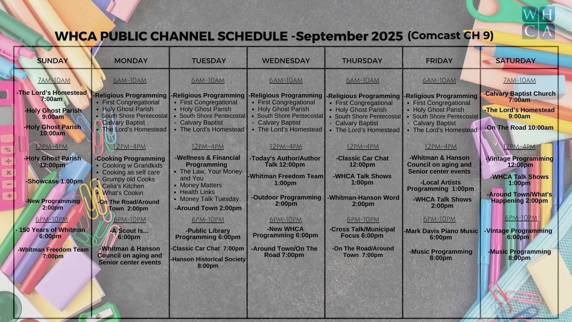 Program-Guide – WHCA-TV